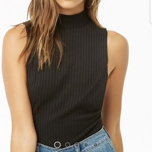 Forever 21 turtle neck sleeveless body suit